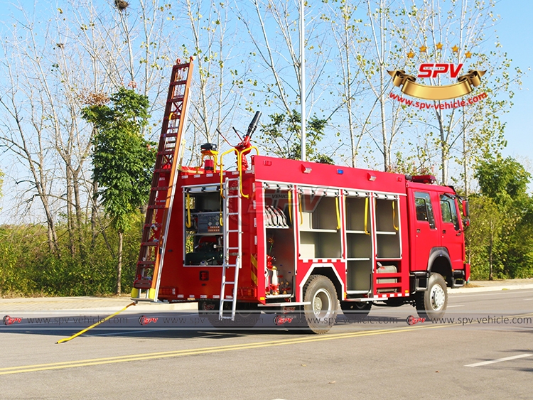 4X4 Fire Truck Equipped Parts 